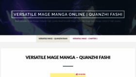 What Versatilemage-manga.com website looked like in 2020 (3 years ago)