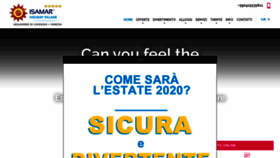 What Villaggioisamar.com website looked like in 2020 (3 years ago)