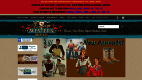 What Vintagewesternwear.com website looked like in 2020 (3 years ago)