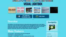 What Visuallightbox.com website looked like in 2020 (3 years ago)