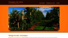 What Vinaigre-cidre.info website looked like in 2020 (3 years ago)