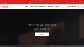 What Vantpanels.com website looked like in 2020 (3 years ago)