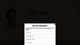 What Vedantavision.org website looked like in 2020 (3 years ago)