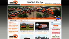 What Vantai24h.vn website looked like in 2020 (3 years ago)