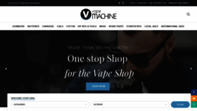 What Vapemachine.co.za website looked like in 2020 (3 years ago)