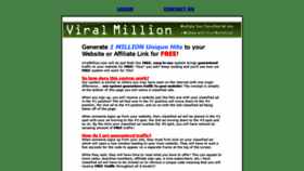 What Viralmillion.com website looked like in 2020 (3 years ago)
