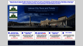 What Vaticancitytoursandtickets.com website looked like in 2020 (3 years ago)