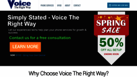 What Voicetrw.com website looked like in 2020 (3 years ago)