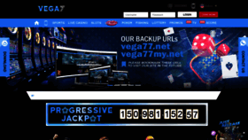 What Vega77.com website looked like in 2020 (3 years ago)