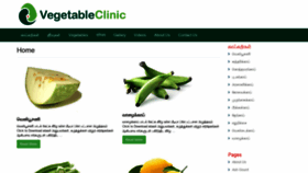 What Vegetableclinic.com website looked like in 2020 (3 years ago)