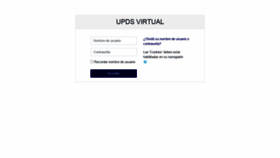 What Virtual.upds.edu.bo website looked like in 2020 (3 years ago)