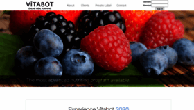 What Vitabot.com website looked like in 2020 (3 years ago)