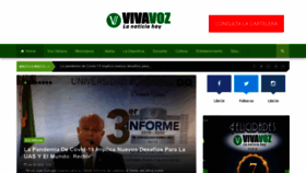 What Vivavoz.com.mx website looked like in 2020 (3 years ago)