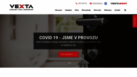 What Vexta.cz website looked like in 2020 (3 years ago)