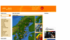 What Vader-alarm.se website looked like in 2020 (3 years ago)