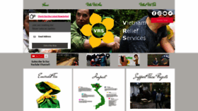 What Vietnamreliefservices.org website looked like in 2020 (3 years ago)