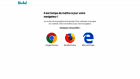 What Vinted.fr website looked like in 2020 (3 years ago)
