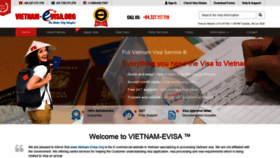 What Vietnam-evisa.org website looked like in 2020 (3 years ago)