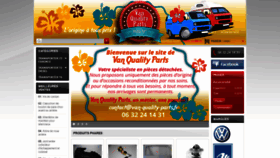 What Van-quality-parts.fr website looked like in 2020 (3 years ago)