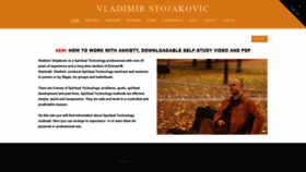 What Vladimirstojakovic.com website looked like in 2020 (3 years ago)