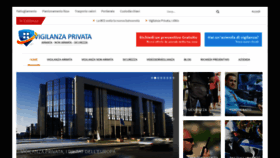 What Vigilanza-privata.it website looked like in 2020 (3 years ago)