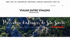 What Viajarentreviagens.pt website looked like in 2020 (3 years ago)
