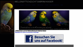 What Vogelzucht-kaiser.de website looked like in 2020 (3 years ago)