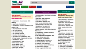 What Vol.az website looked like in 2020 (3 years ago)