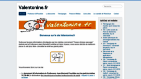 What Valentonine.fr website looked like in 2020 (5 years ago)