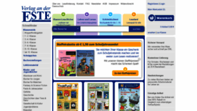 What Verlageste.de website looked like in 2020 (3 years ago)