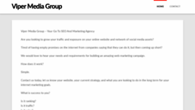 What Vipermediagroup.com website looked like in 2020 (3 years ago)