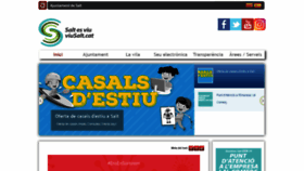 What Viladesalt.cat website looked like in 2020 (3 years ago)