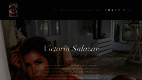 What Victoriasalazar.com website looked like in 2020 (3 years ago)
