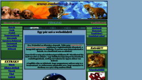 What Vadallatok.hu website looked like in 2020 (3 years ago)
