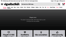 What Vigselbutiken.se website looked like in 2020 (3 years ago)