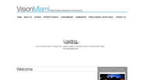 What Visionmiami.com website looked like in 2020 (3 years ago)