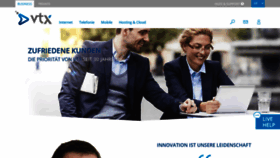 What Vtx-telecom.ch website looked like in 2020 (3 years ago)