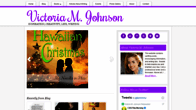 What Victoriamjohnson.com website looked like in 2020 (3 years ago)