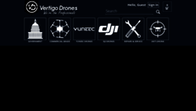 What Vertigodrones.com website looked like in 2020 (3 years ago)