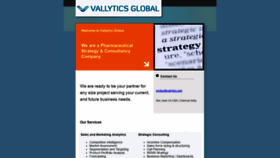 What Vallytics.com website looked like in 2020 (3 years ago)