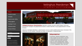 What Veilinghuispeerdeman.nl website looked like in 2020 (3 years ago)