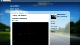 What Vbranden.com website looked like in 2020 (3 years ago)