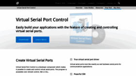 What Virtual-serial-port-control.com website looked like in 2020 (3 years ago)