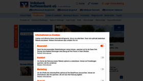 What Vierlaender-volksbank.de website looked like in 2020 (3 years ago)