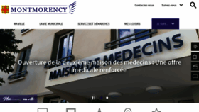 What Ville-montmorency.fr website looked like in 2020 (3 years ago)