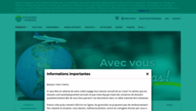 What Voyagesarabais.com website looked like in 2020 (3 years ago)