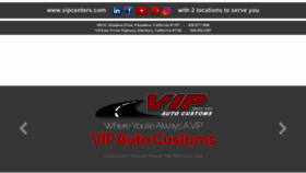 What Vipcenters.com website looked like in 2020 (3 years ago)