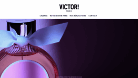 What Victor-paris.com website looked like in 2020 (3 years ago)