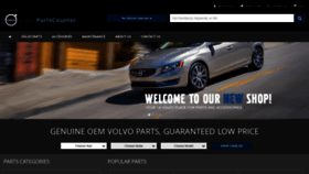 What Volvopartscounter.com website looked like in 2020 (3 years ago)