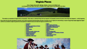 What Virginiaplaces.org website looked like in 2020 (3 years ago)